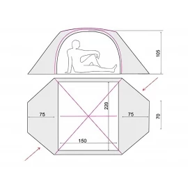 Намет Terra Incognita Mirage 2 Alu