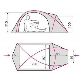 Намет Terra Incognita Ksena 2 Alu
