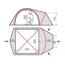 Намет Terra Incognita Canyon 3 Alu