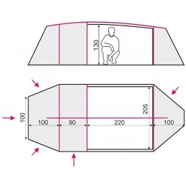 Намет Terra Incognita Bravo 4