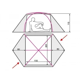 Намет Terra Incognita Cresta 2 Alu