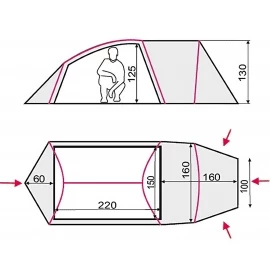 Намет Terra Incognita Era 2 Alu
