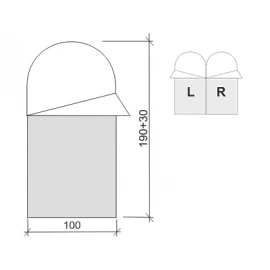 Спальник Terra Incognita Asleep Wide 200