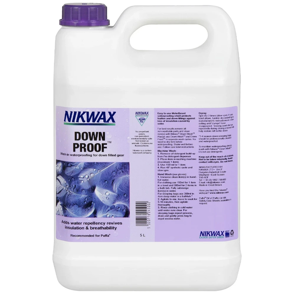 Пропитка для пуха Nikwax Down Proof 5l