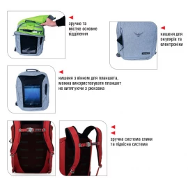 Рюкзак Osprey Pixel Port (з віконцем для iPad)