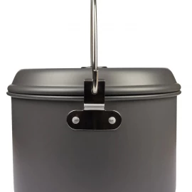 Казанок Tramp алюмінієвий з кришкою 5 L