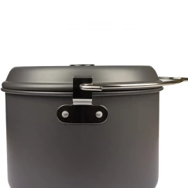 Казанок Tramp алюмінієвий з кришкою 5 L