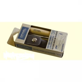 Ніж Opinel №8 (нерж-сталь) класичний з чохлом