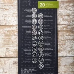 Листівка Pinzel 20 справ, які потрібно зробити в горах Black зі скретч покриттям