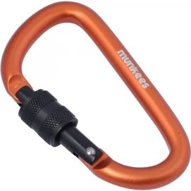 Брелок-карабін Munkees 3248 D with Screw Lock 8х80 мм
