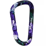 Брелок-карабін Munkees 3326 Flower purple 8х80 мм