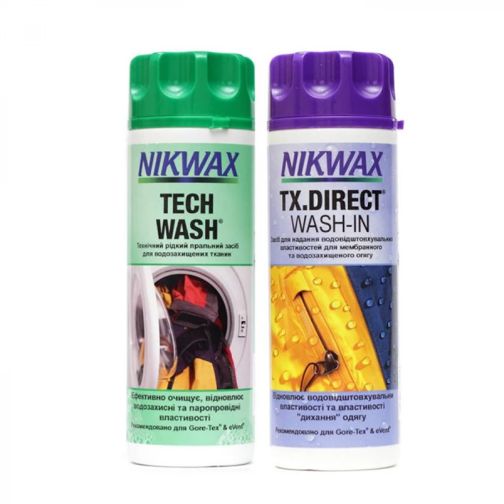 Набір Nikwax Twin Pack - Tech Wash 300ml + TX Direct 300ml 