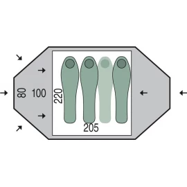 Намет Pinguin Tornado 3