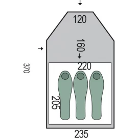 Намет Pinguin Campus 3 Duralu