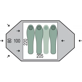 Намет Pinguin Taifun 3