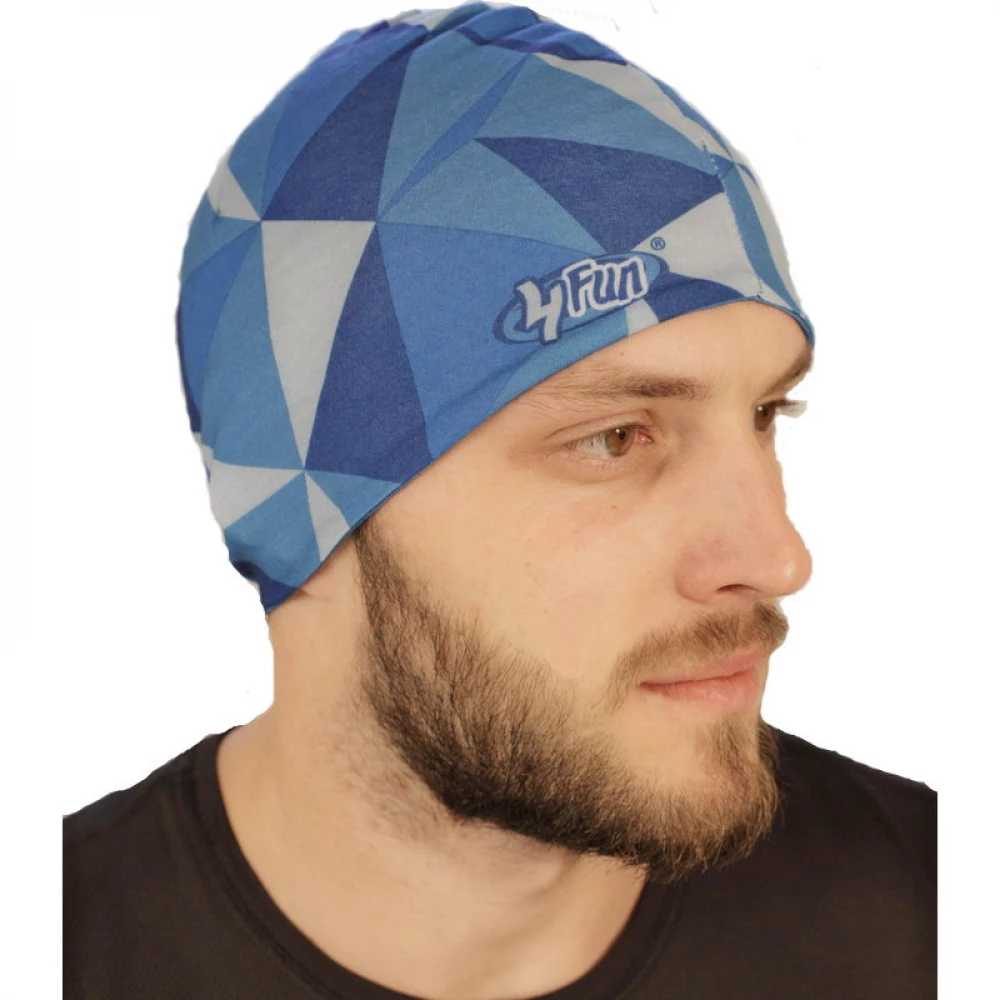 Шапка 4Fun Mosaic Blue