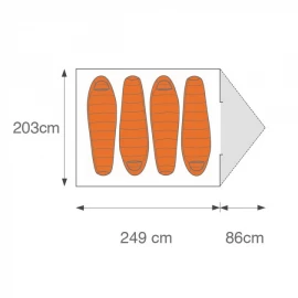 Намет Kelty Grand Mesa 4