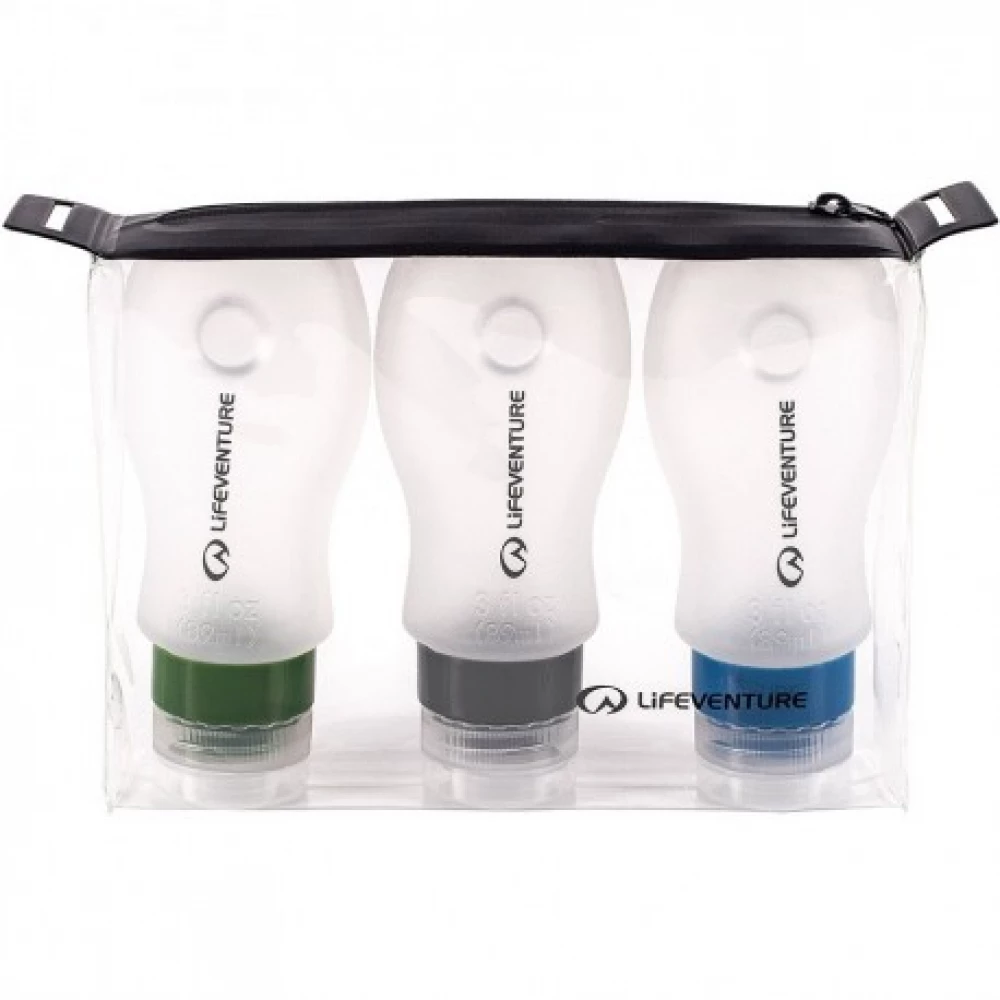 Набір силкіонових ємностей Lifeventure Silicone Flight Bottle Set