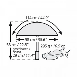 Парасолька Euroschirm Light Trek Automatic RF
