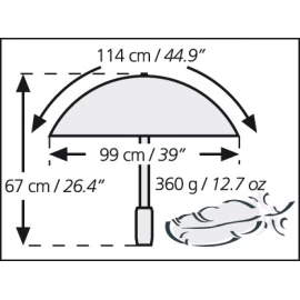 Зонт Euroschirm Swing Flashlite