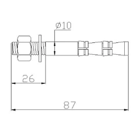 Анкерний болт Climbing Technology Anchor Bolt 10