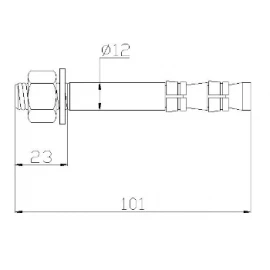 Анкерний болт Climbing Technology Anchor Bolt 12