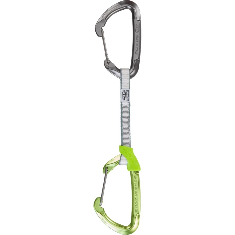 Відтяжка з карабінами Climbing Technology Lime Wire set 12 cm DY mix