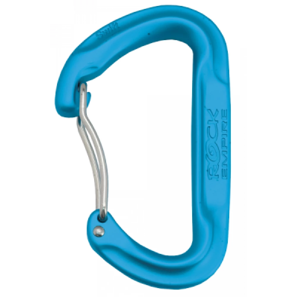 Карабін Rock Empire Carabiner Swift Bent Aqua