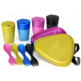 Набір посуду на 4-х oсіб Light My Fire DiningKit Peacock