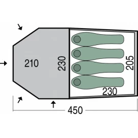 Намет Pinguin Storm 4 Duralu