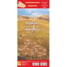 Туристична карта "Ґорґанське низькогір'я" 1:50 000