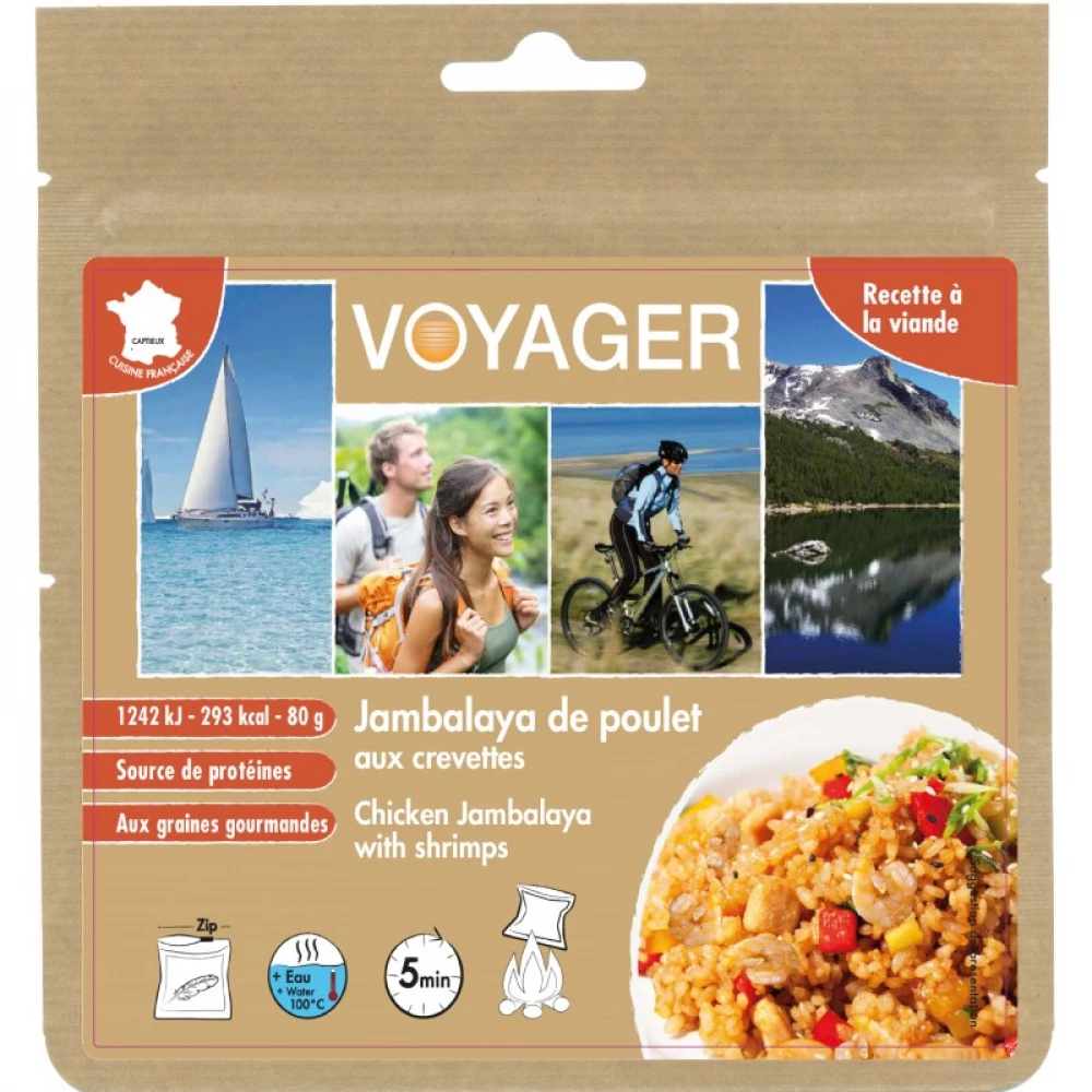 Джамбалайя Voyager с курицей и креветками 80 г.