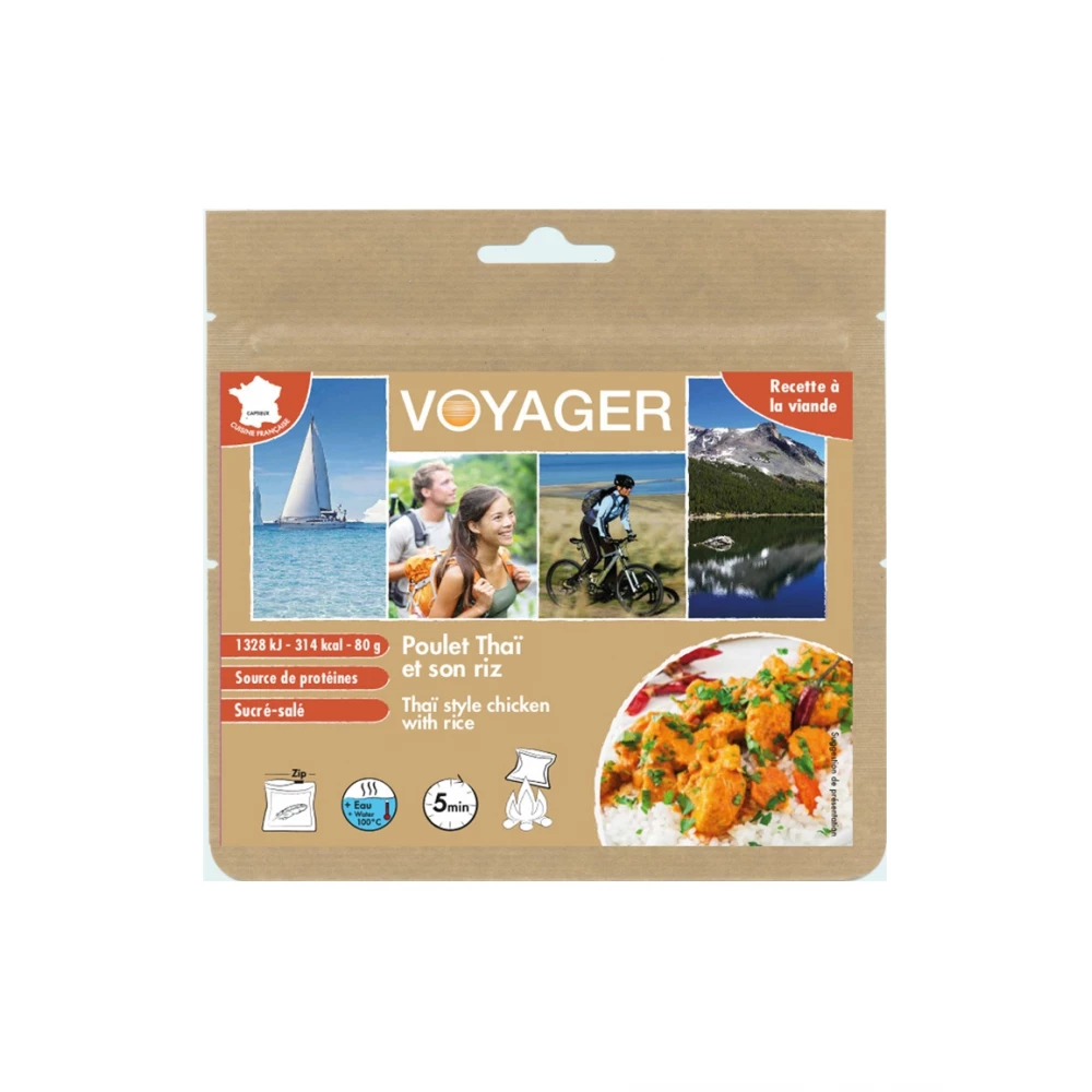 Курица Voyager по-тайски с рисом 80 г.