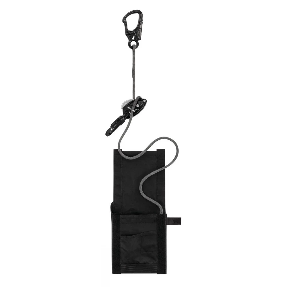 Спусковий пристрій Petzl Exo Eashook 15m
