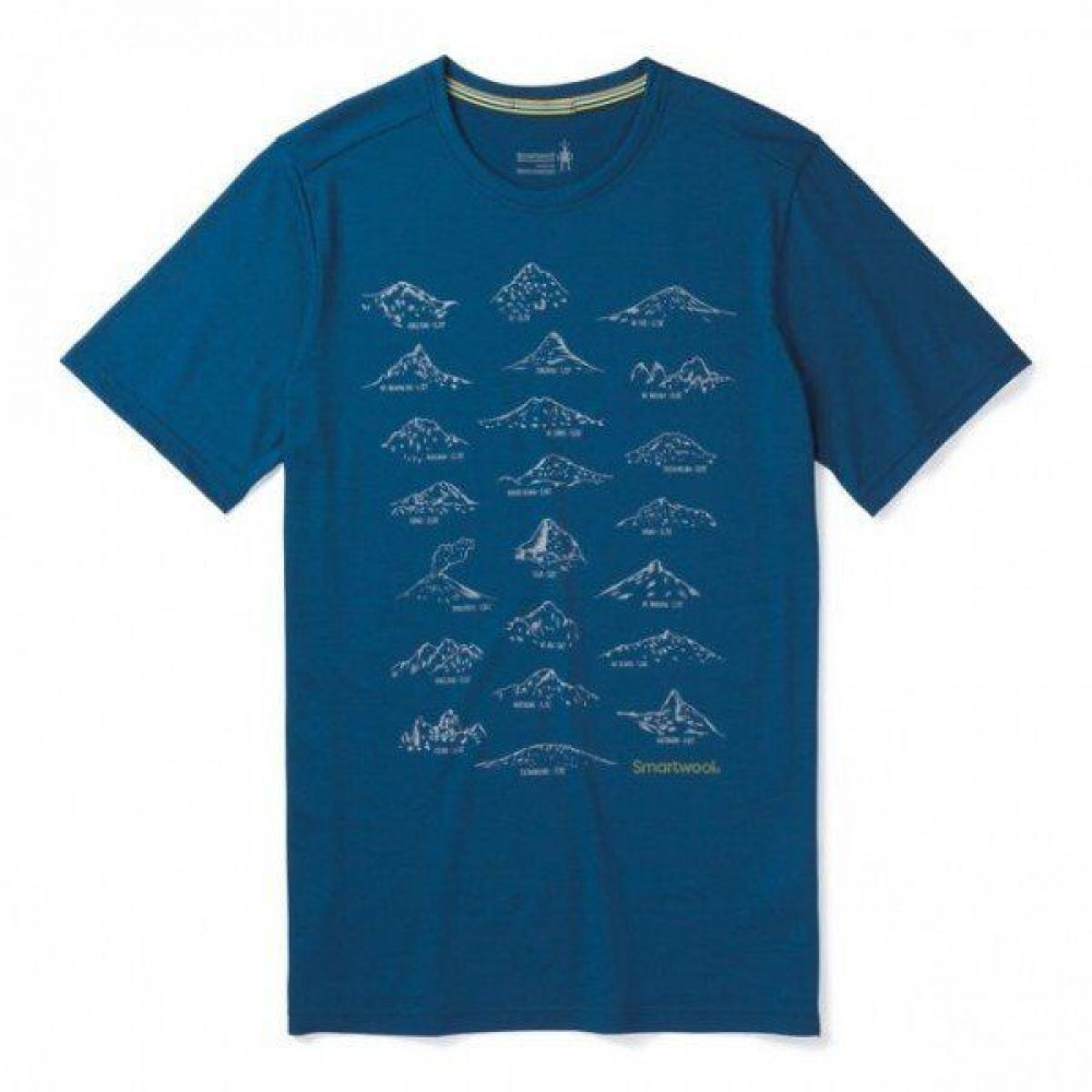 Smart Wool Men s Merino Sport 150 Prominent Peaks Tee 16289 Terra Incognita