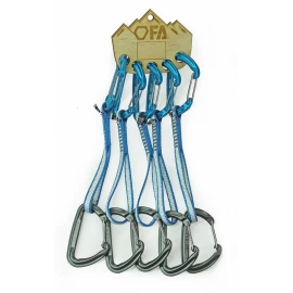Набір відтяжок First Ascent Neon Express DY 10mm 18см 5шт