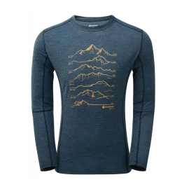 Термофутболка Montane Primino 140G 7 Summits Long Sleeve