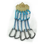 Набір відтяжок First Ascent Neon Express DY 10mm 12см 5шт