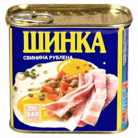 Шинка PowerBANKa Свинина рублена з/б 340г