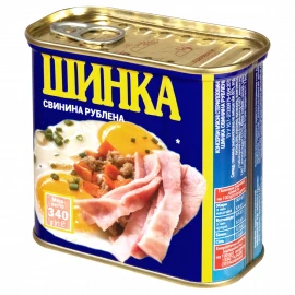 Шинка PowerBANKa Свинина рублена з/б 340г