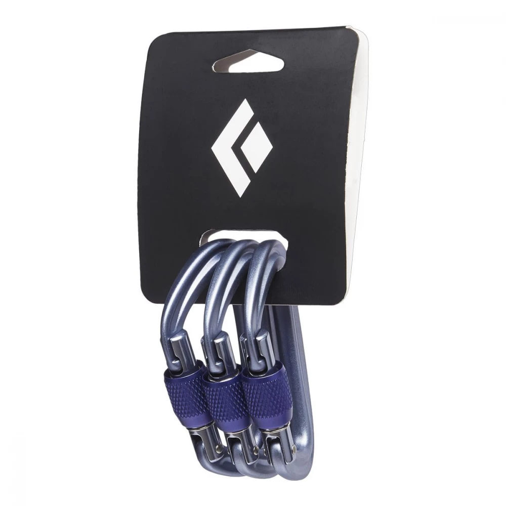 Набор карабинов Black Diamond LiteForge Screwgate 3 Pack
