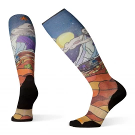 Носки Smart Wool Men's PhD Ski Light Elite Buttermilk Nights Print