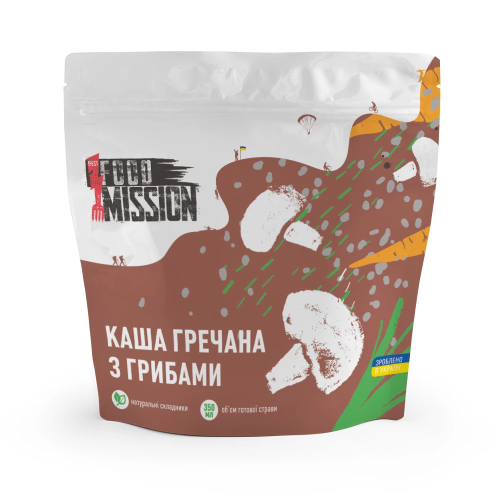 Гречка Food Mission з грибами