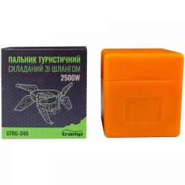 Пальник газовий Tramp зі шлангом, п'єзопідпалом та вітрозахистом
