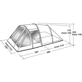 Палатка Easy Camp Tempest 500