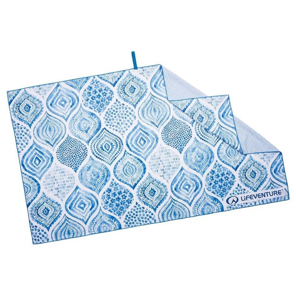Полотенце Lifeventure Soft Fibre Printed Santorini Giant