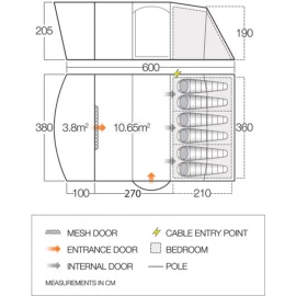 Намет Vango Langley 600XL