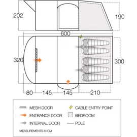 Намет Vango Hudson 500XL