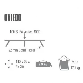 Ліжко кемпінгове High Peak Oviedo