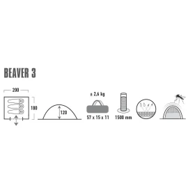 Палатка High Peak Beaver 3